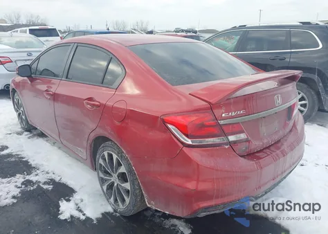 2013 Honda Civic Si z USA, uszkodzony, nr VIN 2HGFB6E58DH707314